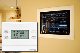 touch screen panel thermostat