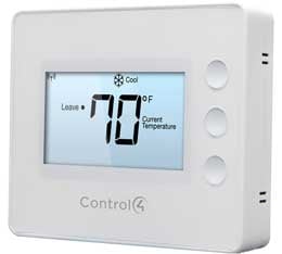 control4 energy saver wireless thermostat
