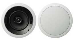 control4 in-wall round speaker