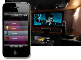 iphone controlled home theatre
