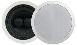 control4 home inwall round audio speaker