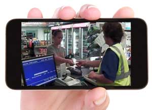 cash register iphone video