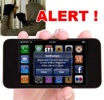 security alert message iphone